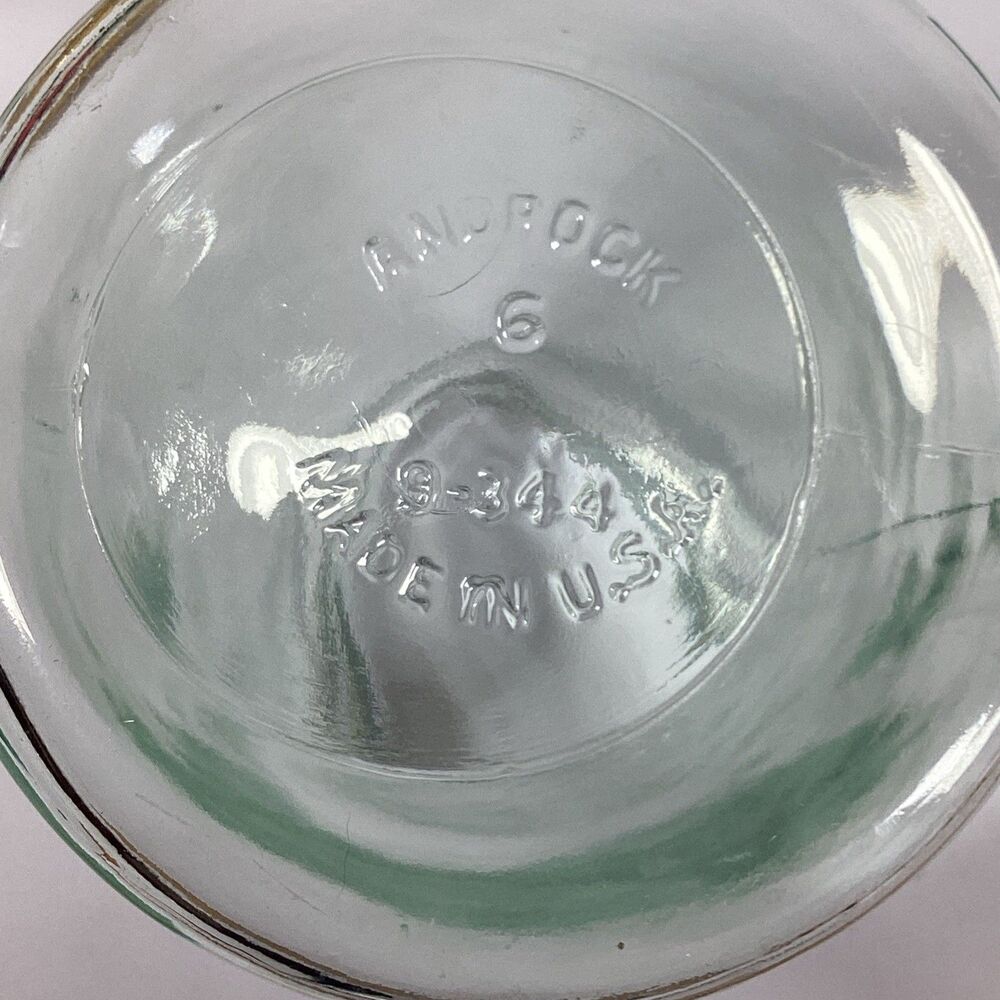 Vintage Androck Glass Syrup Dispenser Gold Lid Honey Pitcher Diner USA MCM - Picture 12 of 12
